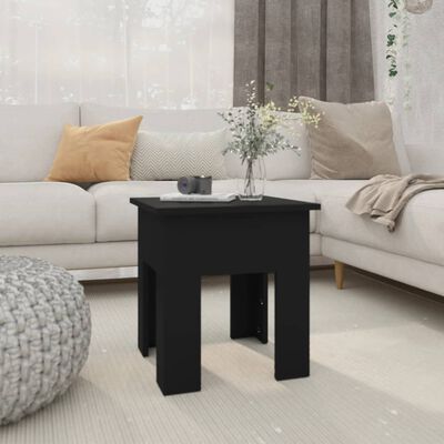 vidaXL Konferenční stolek černý 40 x 40 x 42 cm dřevotříska