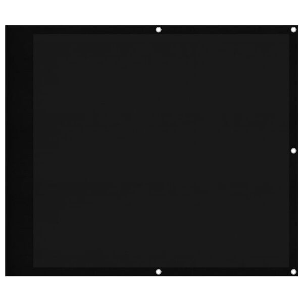 vidaXL Balkonov&aacute; z&aacute;stěna čern&aacute; 90 x 700 cm 100% polyester oxford