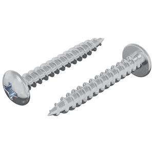 vidaXL Dřevěn&yacute; &scaron;roub 2 pcs Stř&iacute;brn&aacute; 8,8 x 31 mm Železo