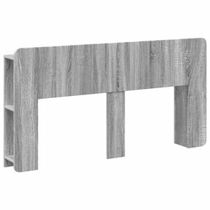 vidaXL Čelo postele se skř&iacute;ňkou &Scaron;ed&aacute; sonoma Kompozitn&iacute; dřevo