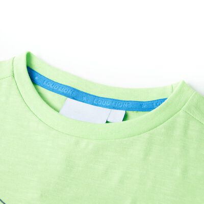 Dětské tričko neonově zelené 92