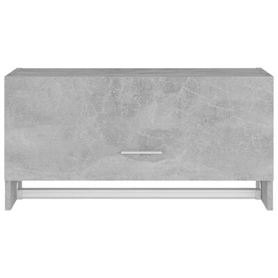 vidaXL Šatní skříň betonově šedá 70 x 32,5 x 35 cm dřevotříska