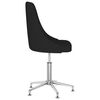 vidaXL Otočn&aacute; kancel&aacute;řsk&aacute; židle čern&aacute; textil