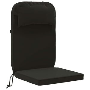 vidaXL Pol&scaron;t&aacute;ř na slunečn&iacute; leh&aacute;tko 100% polyester Čern&aacute;