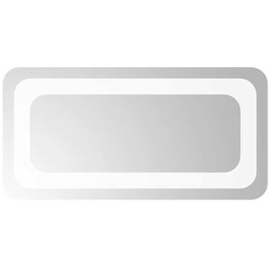 vidaXL Koupelnov&eacute; zrcadlo s LED osvětlen&iacute;m 40x20 cm