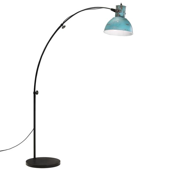 vidaXL Stojac&iacute; lampa 25 W modr&aacute; patina 150 cm E27
