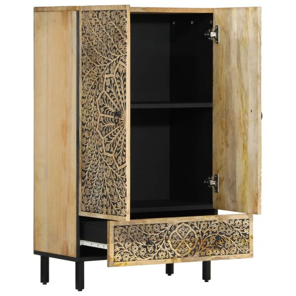 vidaXL Skř&iacute;ň highboard 60 x 33 x 100 cm masivn&iacute; mangovn&iacute;kov&eacute; dřevo