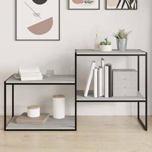 vidaXL N&aacute;stěnn&eacute; police 4 ks &scaron;ed&eacute; sonoma 60x40x1,5 cm kompozitn&iacute; dřevo