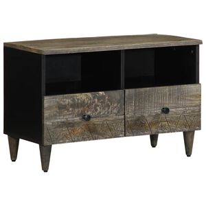 vidaXL TV skř&iacute;ňka světle &scaron;ed&aacute; 70x33,5x46 cm masivn&iacute; mangovn&iacute;kov&eacute; dřevo