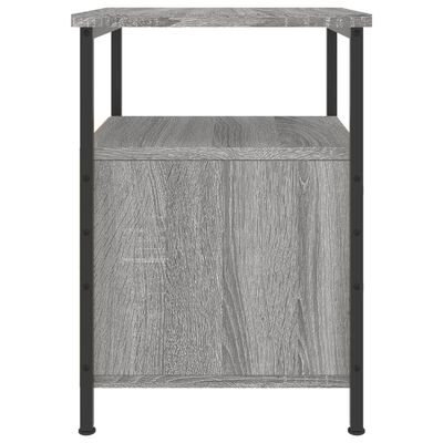 vidaXL Noční stolek šedý sonoma 34 x 35,5 x 50 cm kompozitní dřevo