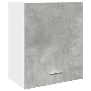 vidaXL Z&aacute;věsn&aacute; skř&iacute;ňka "Lyon" betonově &scaron;ed&aacute; 50 x 31 x 60 cm, dřevěn&eacute;