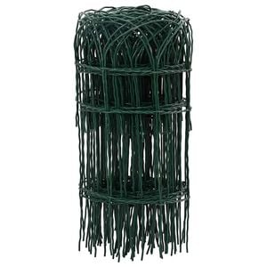 vidaXL Zahradn&iacute; plot pr&aacute;&scaron;kovan&eacute; železo 10 x 0,4 m