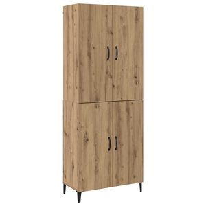vidaXL Vysok&yacute; bufet 2 ks Artisanov&yacute; dub 69,5 x 34 x 180 cm