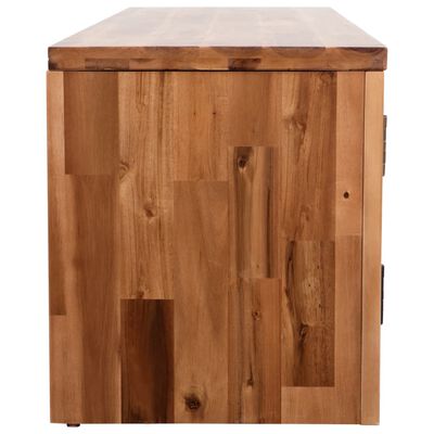 vidaXL TV stolek masivní akáciové dřevo 120 x 35 x 40 cm