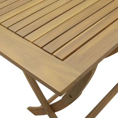 vidaXL Skládací zahradní stůl 110 x 55 x 75 cm masivní akáciové dřevo