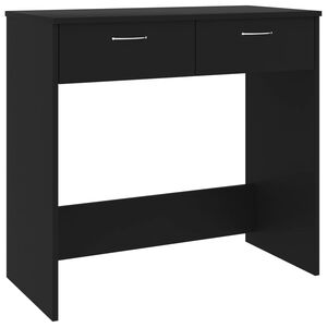 vidaXL Psac&iacute; stůl čern&yacute; 80 x 40 x 75 cm kompozitn&iacute; dřevo