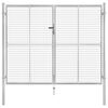 vidaXL Zahradn&iacute; br&aacute;na pozinkovan&aacute; ocel 306x200 cm stř&iacute;brn&aacute;