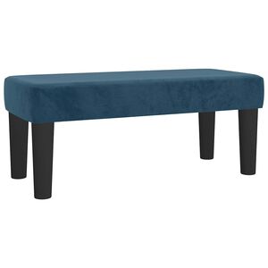 vidaXL Lavice tmavě modr&aacute; 70 x 30 x 30 cm samet