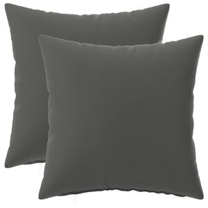 vidaXL Povlak na pol&scaron;t&aacute;ř 2 pcs HEERLEN Antracitov&aacute; 30 x 30 cm