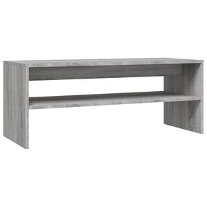 vidaXL Konferenčn&iacute; stolek &scaron;ed&yacute; sonoma 100x40x40 cm kompozitn&iacute; dřevo