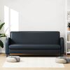 vidaXL 3místná pohovka umělá kůže černá