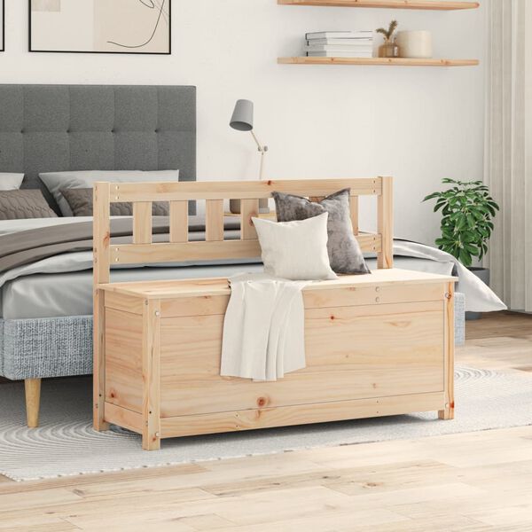 vidaXL Lavice 110 x 41 x 76,5 cm masivn&iacute; borovice