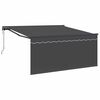 vidaXL Stahovac&iacute; mark&yacute;za Antracit 350 x 250 cm Polyester a hlin&iacute;k