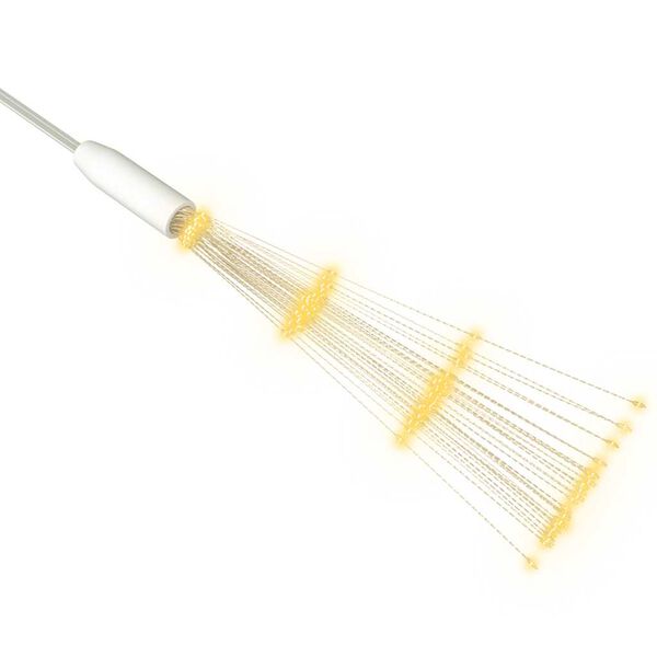 vidaXL Venkovn&iacute; v&aacute;nočn&iacute; ohňostroje 4 ks tepl&eacute; b&iacute;l&eacute; 20 cm 560 LED diod