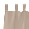 vidaXL Z&aacute;věsy na zatemněn&iacute; s kroužky 2 pcs Taupe 260 x 140 cm