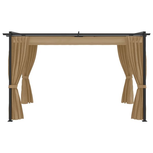 vidaXL Alt&aacute;n 4 x 3 m taupe