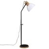 vidaXL Stojac&iacute; lampa 25 W b&iacute;l&aacute; 30 x 30 x 100&ndash;150 cm E27