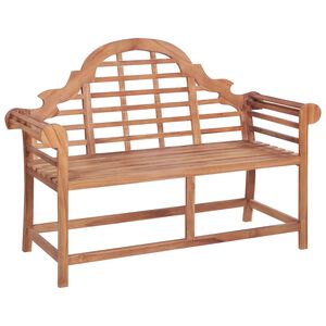 vidaXL Zahradn&iacute; lavice 127 x 58,5 x 92,5 cm masivn&iacute; teakov&eacute; dřevo