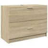 vidaXL Skř&iacute;ňka pod umyvadlo dub sonoma 78x37x59 cm kompozitn&iacute; dřevo
