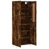vidaXL Skř&iacute;ň highboard kouřov&yacute; dub 69,5 x 34 x 180 cm kompozitn&iacute; dřevo