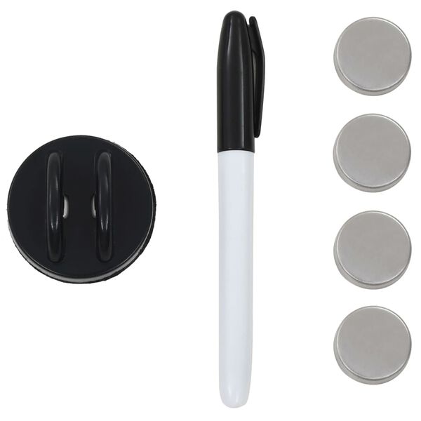 vidaXL N&aacute;stěnn&aacute; magnetick&aacute; tabule skleněn&aacute; 50 x 50 cm