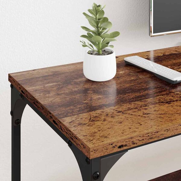 vidaXL Televizn&iacute; skř&iacute;ň Star&eacute; dřevo 201 x 35 x 45 cm