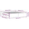 vidaXL Rám postele se zásuvkami bílý 180 x 200 cm kompozitní dřevo