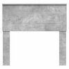 vidaXL Čelo postele Betonově &scaron;ed&aacute; 90 cm Kompozitn&iacute; dřevo