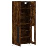 vidaXL Skř&iacute;ň highboard kouřov&yacute; dub 69,5 x 34 x 180 cm kompozitn&iacute; dřevo