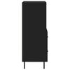 vidaXL Př&iacute;born&iacute;k čern&yacute; 34,5 x 34 x 90 cm kompozitn&iacute; dřevo