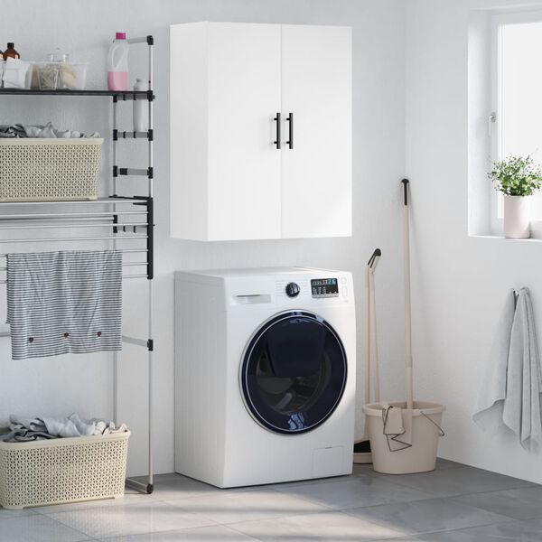 vidaXL N&aacute;stěnn&aacute; skř&iacute;ňka b&iacute;l&aacute; 69,5 x 34 x 90 cm