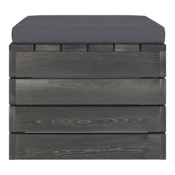 vidaXL Zahradn&iacute; taburet z palet s podu&scaron;kou borov&eacute; dřevo