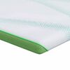 vidaXL Topper na matraci B&iacute;l&aacute; a zelen&aacute; 100 x 200 cm