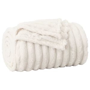 vidaXL Přehoz Kr&eacute;mov&aacute; 150 x 130 cm 0.45 kg Fleece