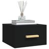 vidaXL N&aacute;stěnn&eacute; nočn&iacute; stolky 2 ks čern&eacute; 35 x 35 x 20 cm