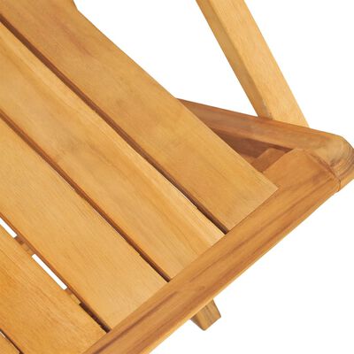 vidaXL Skládací zahradní židle 4 ks 55x61x90 cm masivní teakové dřevo