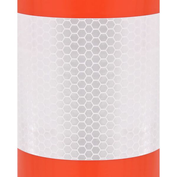 vidaXL Zahrazovac&iacute; sloupky k ř&iacute;zen&iacute; dopravy 10 ks 75 cm PE