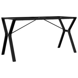 vidaXL Nohy k j&iacute;deln&iacute;mu stolu Y r&aacute;m 140 x 60 x 73 cm ocel