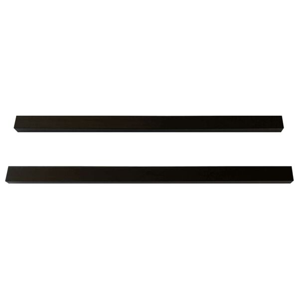 vidaXL Podkladní hranoly 6 ks černé 170 x 8,5 x 4,5 cm WPC