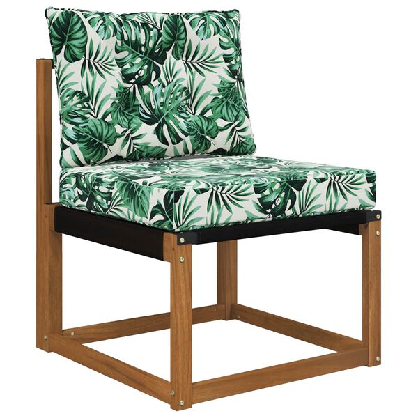 vidaXL Venkovn&iacute; pol&scaron;t&aacute;ř na pohovku 2 pcs Vzor listů Polyester